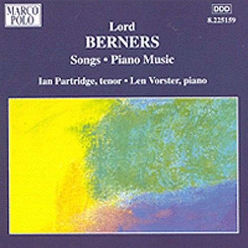 Lord Berners - Songs-Piano Music  CD